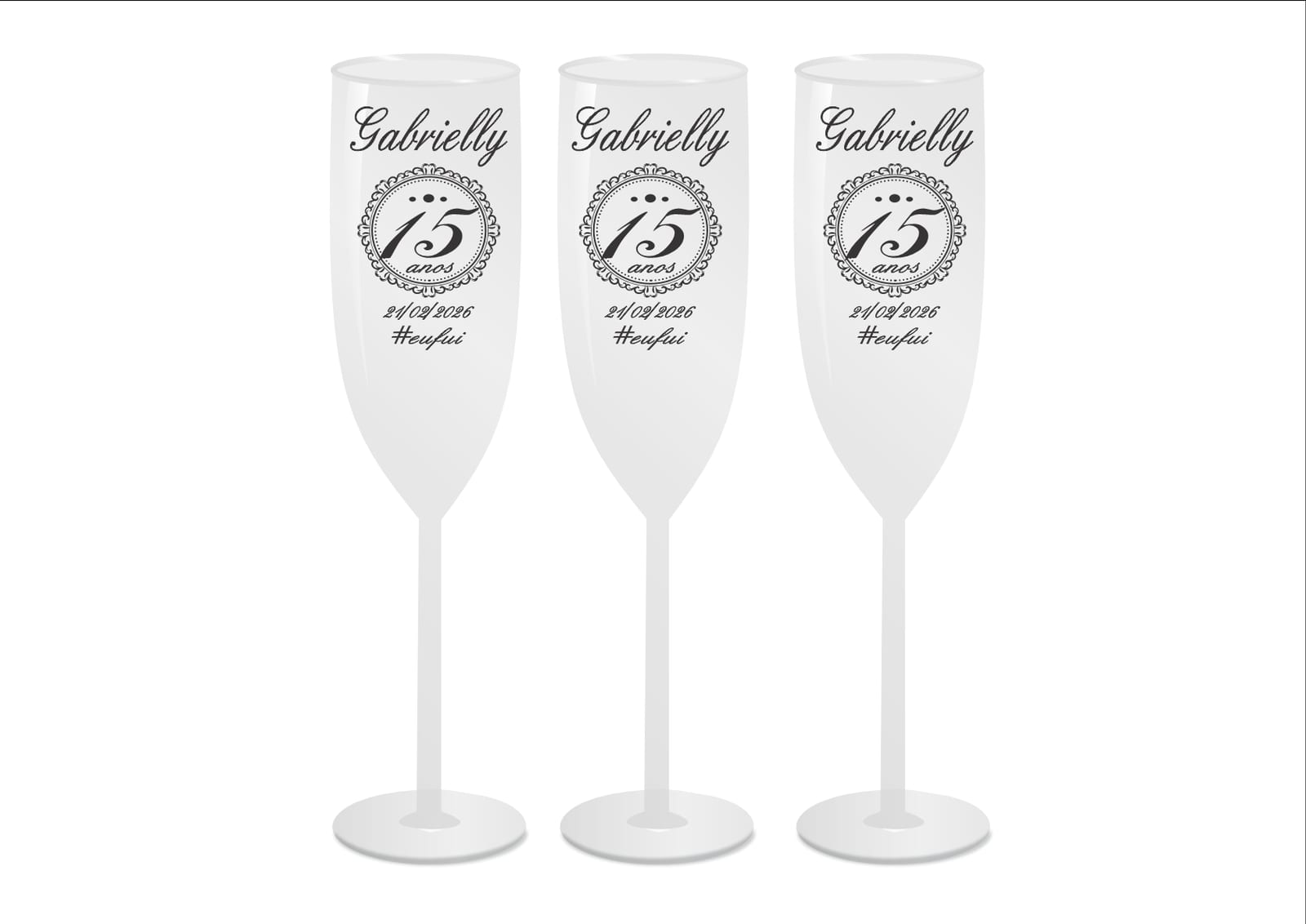 Taça de champanhe cristal