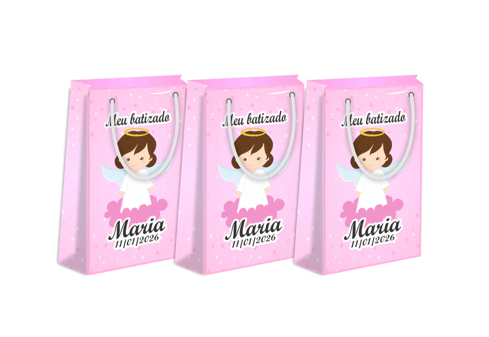 Sacolinha de papel menina